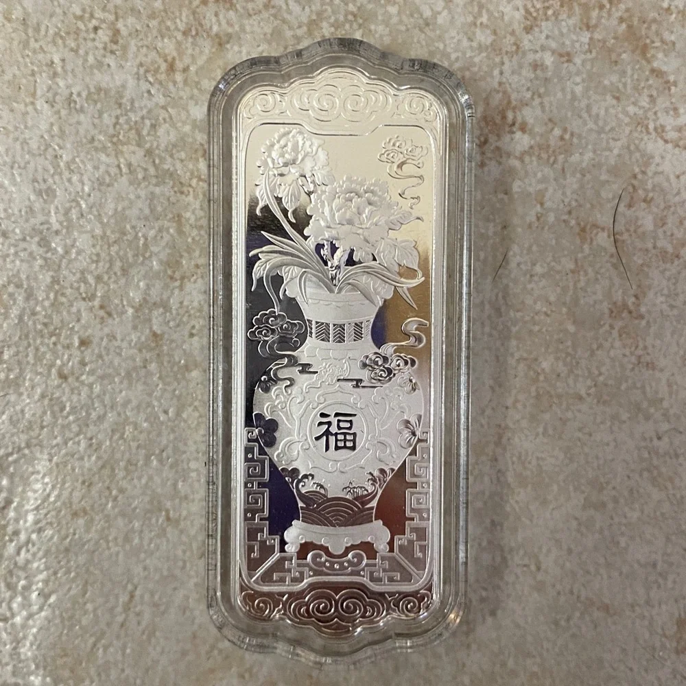 Vintage China 5x 20g 0.999 Silver Bars Featuring the Horse